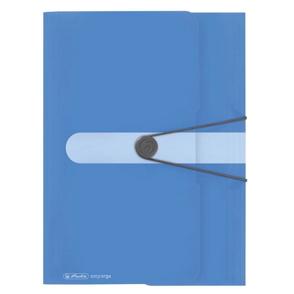 Teczka rysunkowa  A4 PP z gumką Baltic Blue 50015924 Herlitz